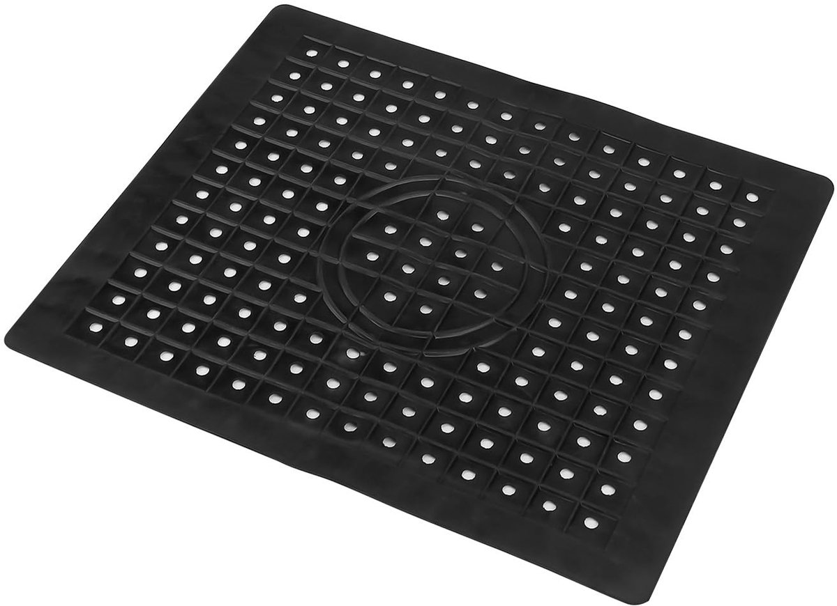 Dailygoods - Silicone Draining Mat - Snijbare Antislip Mat voor Keuken en Badkamer