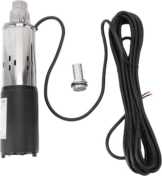 Dompelpomp RVS - Waterpomp Bronpomp - Water Verplaatsen - Roestvrijstalen Constructie - 30m Lift - Zilver — afbeelding 3