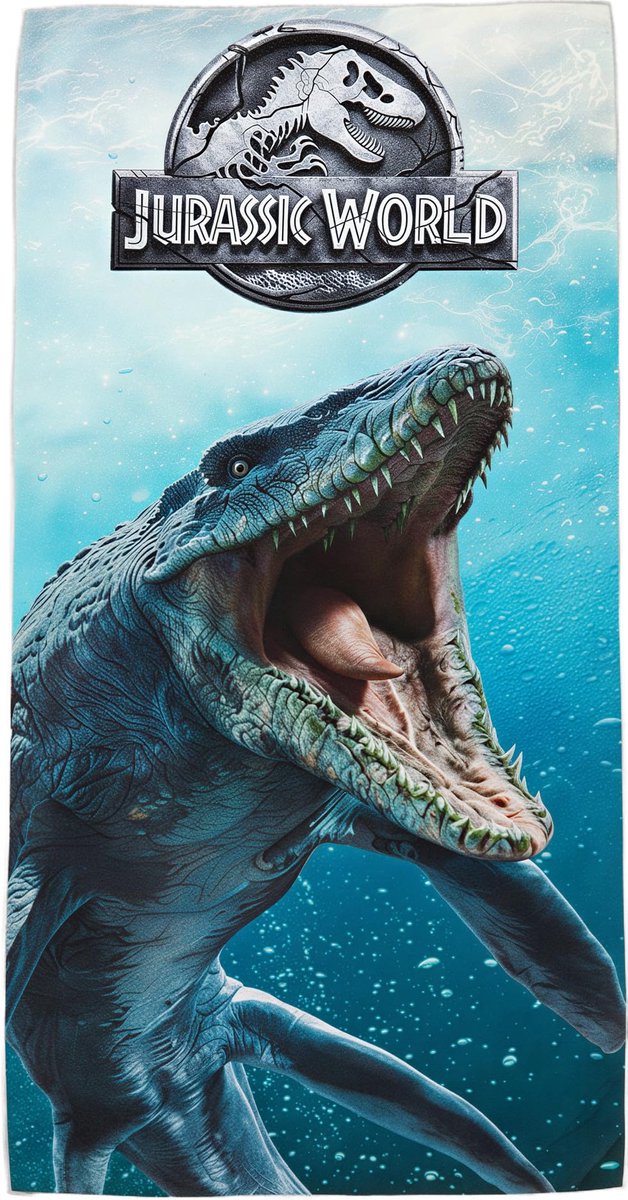 SnelShoppen - I LOVE SHOPPING Strandhanddoek Microvezel Sneldrogend Ultrazacht 140x70 cm voor Jurassic World, Zwembadhanddoek, Camping, Strand, Kids