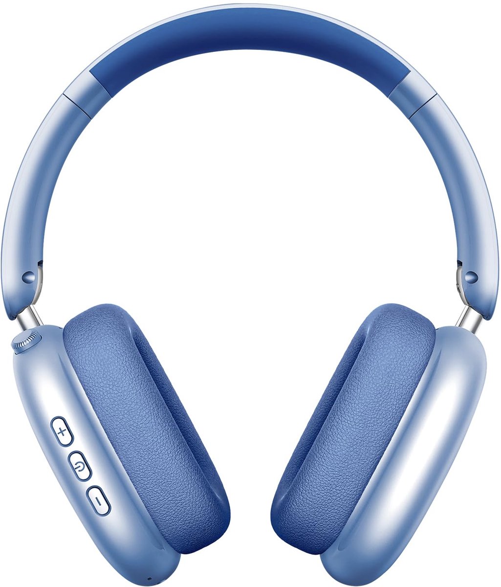 Noise Cancelling Koptelefoon - Over-ear Hoofdtelefoon - Muziek Luisteren - Hi-Res Geluid - 48 Uur Batterij - Blauw