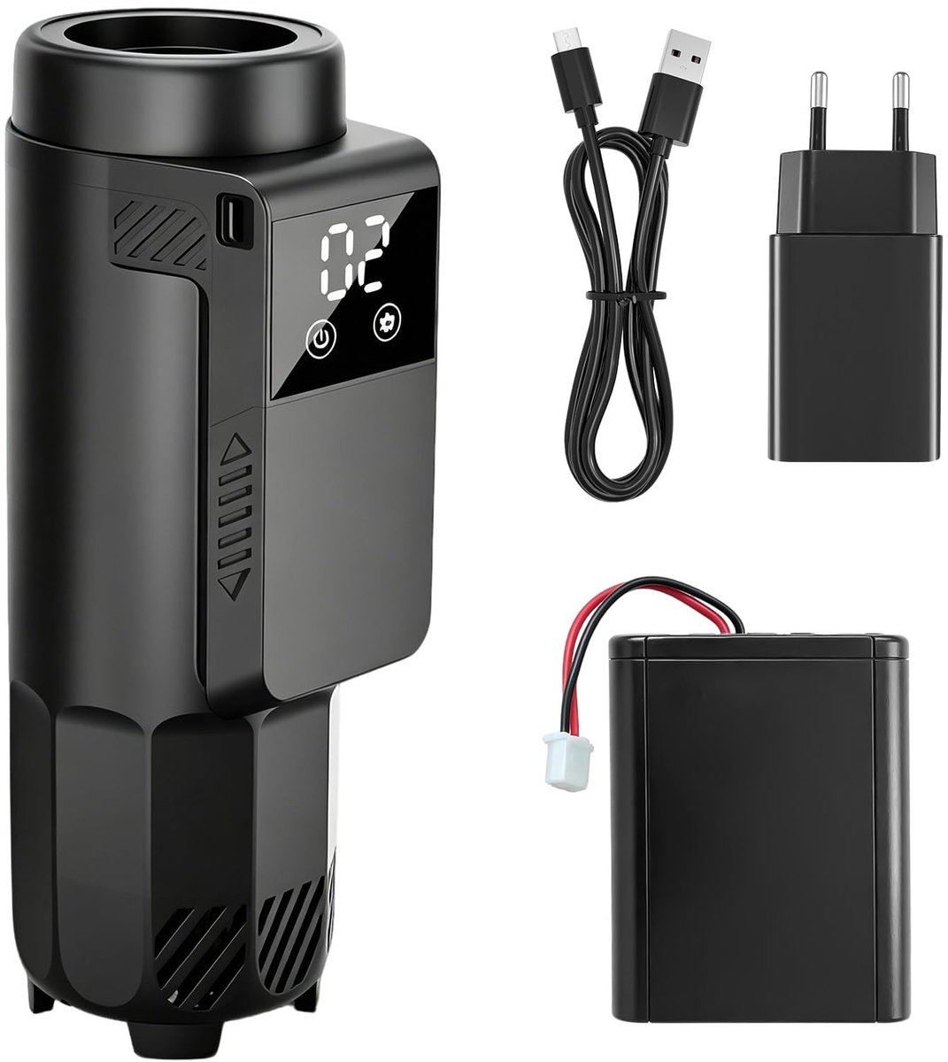 SnelShoppen - Elektrische Insuline Koeltas USB voor 7 Insulinepennen, Draagbare Mini-Koelkast met Temperatuurregeling 0-18 °C voor Diabetici, Ideaal v