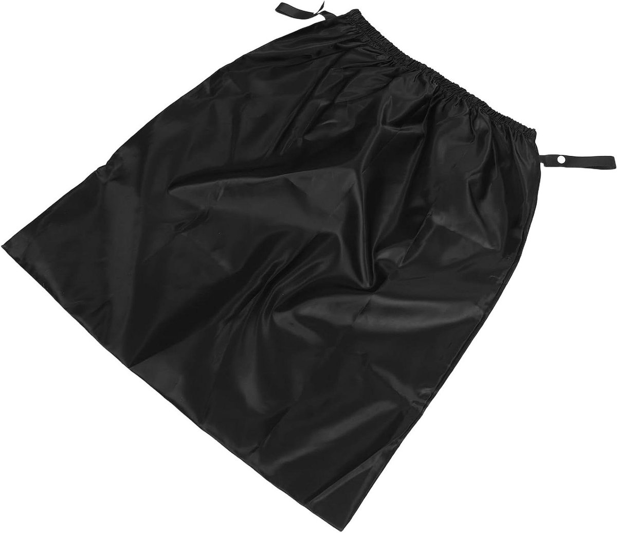 Herbruikbare Luieremmer Voering - Wasbare Natte Zakken - Hygiënisch Luiers Opslaan - Lekvrij Ontwerp - 71 cm Lengte - Zwart