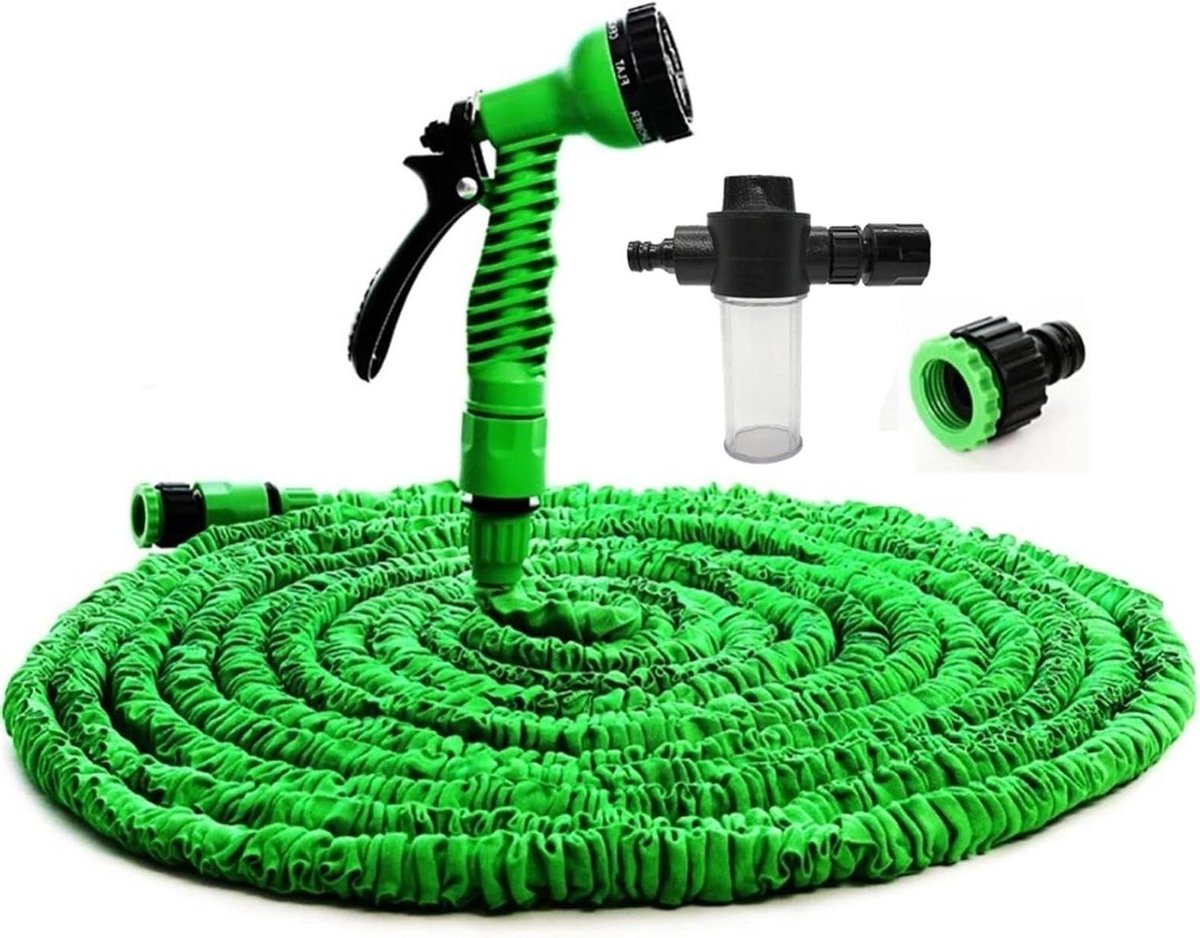 Tuinslang - Waterlans Sproeislang - Tuin Besproeien - Anti-kink - 38 meter - Groen