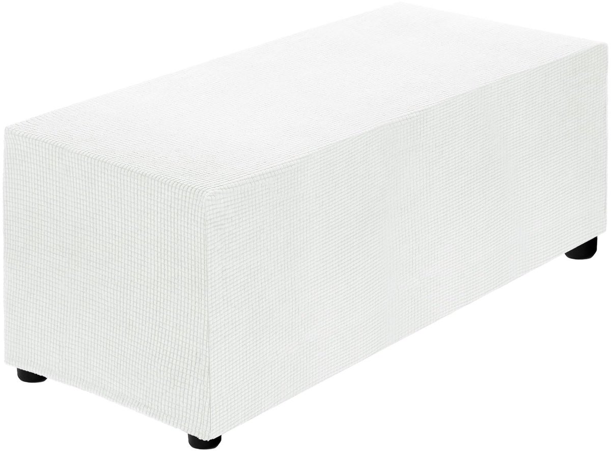 Dailygoods - Stretch Ottoman Cover Rectangular XL - Beschermende Bedekking voor Voetbank