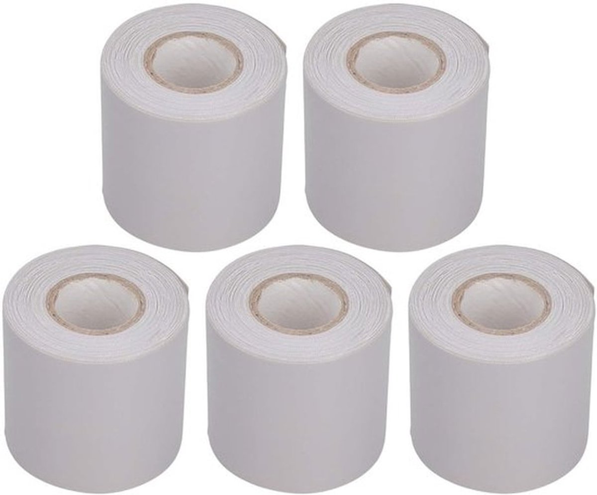 Pijp Tape 5 Stuks - Oliebestendig - Vlamvertragend - PVC Materiaal - 6 cm Breedte - Compact en Lichtgewicht
