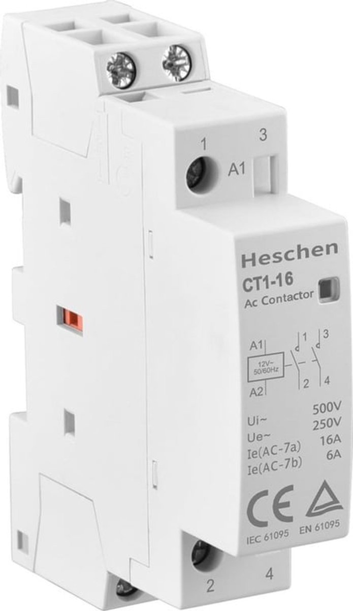 - Huishoudelijke AC-bescherming - 2-polig - Betrouwbare bescherming - 16A - Geschikt voor 12V AC - Ideaal voor veilig gebruik - Compact voor...