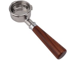 Dailygoods - Bodemloze Portafilter met 3 Oren - 58mm voor Koffiemachines