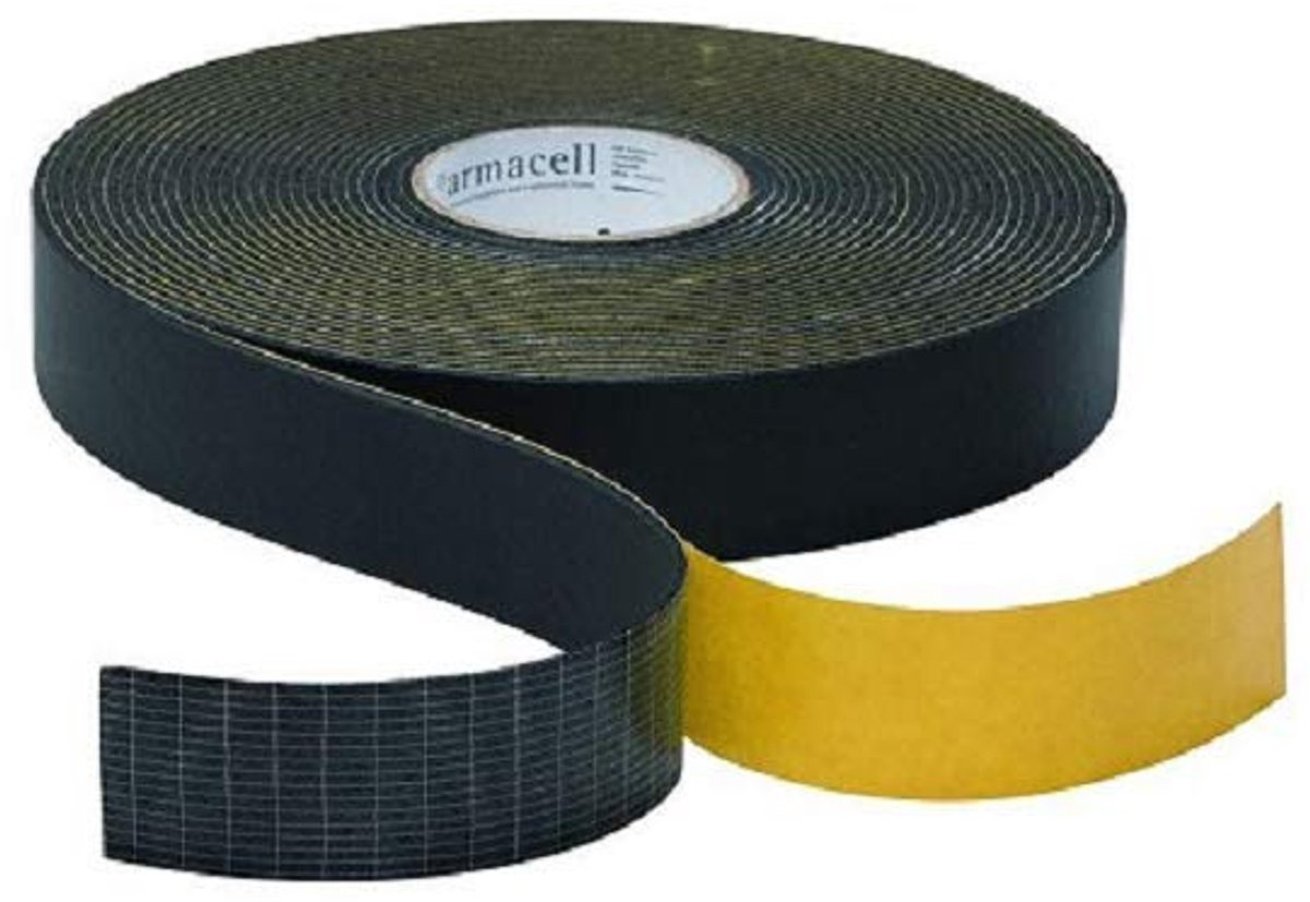 Dailygoods- Isolatiematten 6 mm - Zelfklevend - Duurzaam Isolatierubber - Waterdampdiffusieweerstand - Lage Warmtegeleiding - Flexibele Structuur