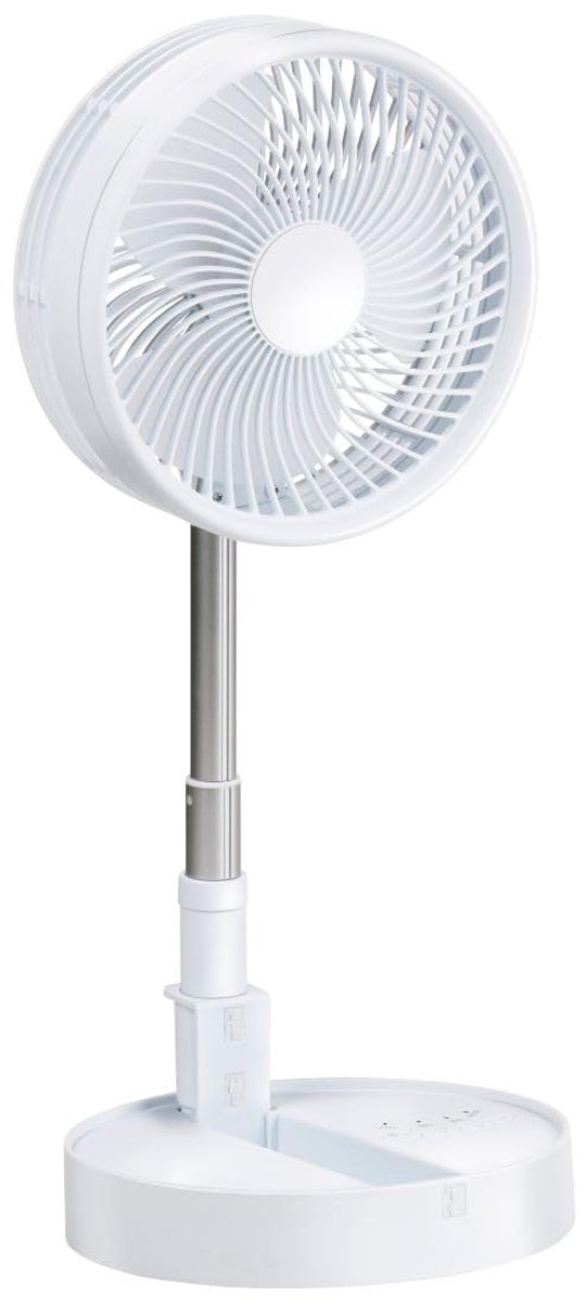 SnelShoppen - Lifetime Air Tafelventilator Telescopisch - Staande Ventilator met USB Oplaadbare Batterij - Mini Ventilator 4 Snelheden - Verstelbaar 1