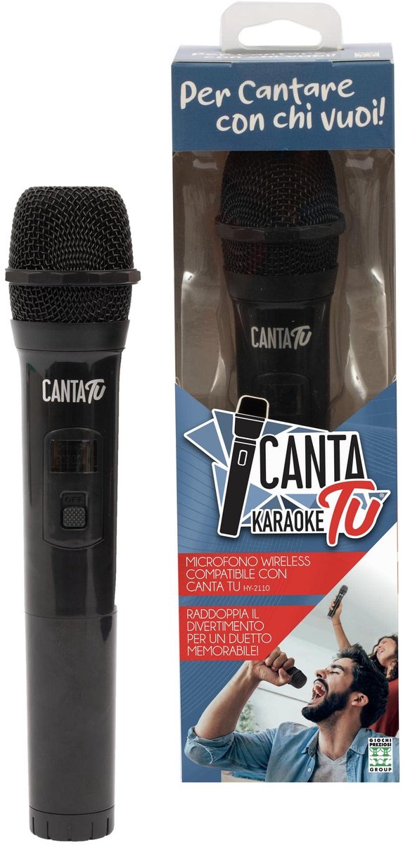 SnelShoppen - Draadloze Karaoke Microfoon 2022, 10 Meter Bereik, Eenvoudige Verbinding, Frequentie 202 MHz, Ideaal voor Feest, Camping en Karaoke Avon