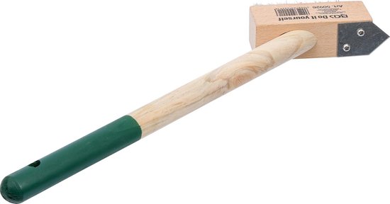 Onkruidvoegen-draadborstel - 300 mm - Houten Handvat - Voor Reinigen van Voegen en Wandhoeken — afbeelding 5