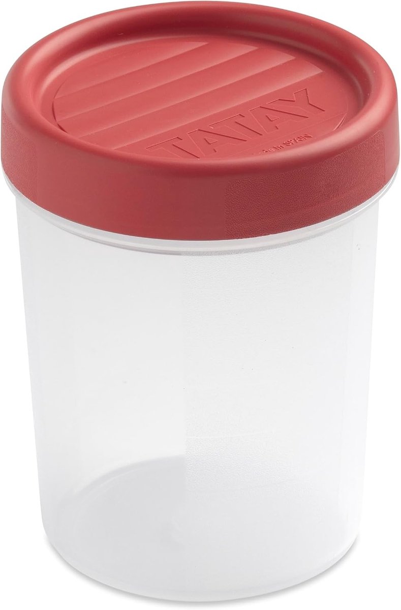 Beschuitblik - Blauw - 0,4 liter - BPA-vrij Kunststof Vershoudbakje - Voor Koelkast, Vriezer en Magnetron