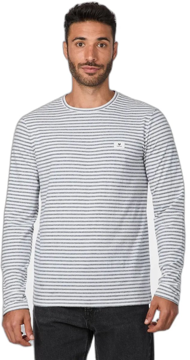 Gestreepte Lange Mouwen T-shirt Ragwear Adder Blauw