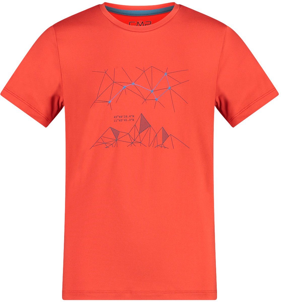 T-shirt van jersey voor kinderen CMP Rood