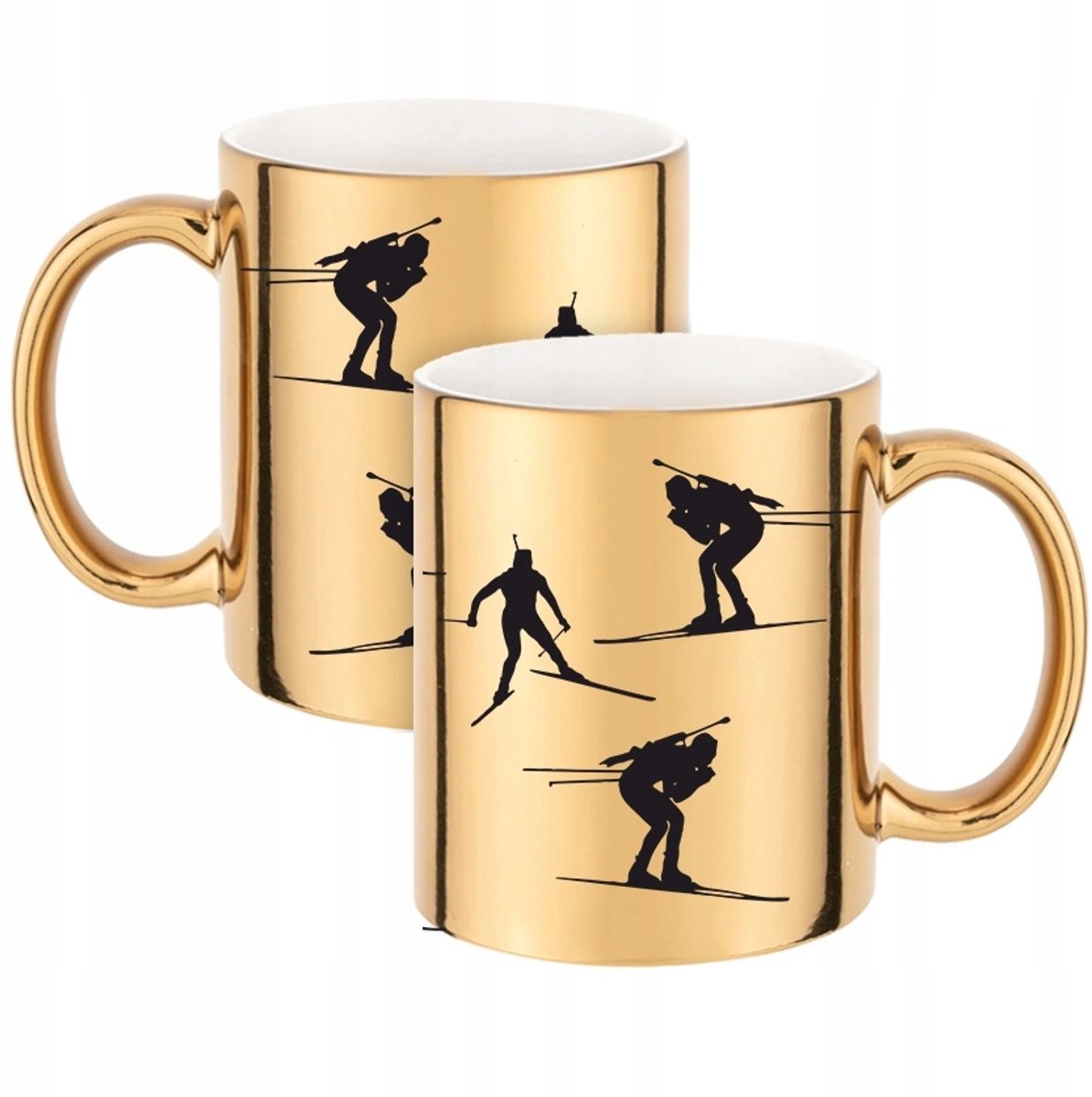 Glinzende Gouden Mok 330ml - Uniek Cadeau voor Sporters