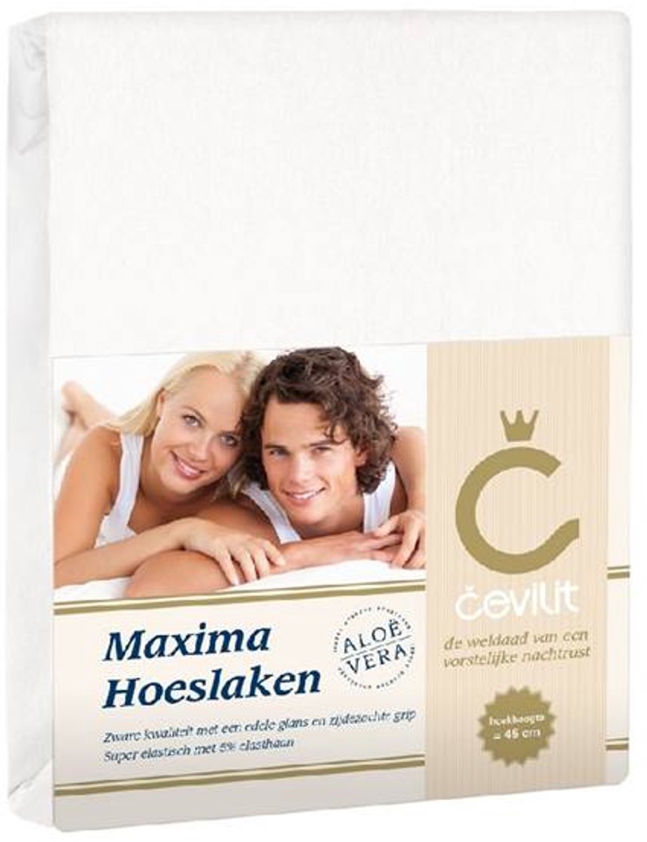 Cevilit Jersey met Elastan - Maxima HL - Wit - 120x200 cm