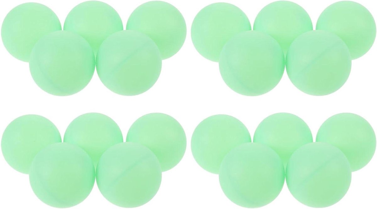 Lichtgevende Pingpongballen - Tafeltennisballen Glow - Feestspellen Buiten - Hoge Rebound - 4 cm - Wit