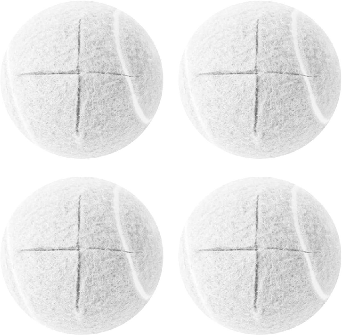 Stoelpootbeschermers - Meubeldopjes Vloerbeschermers - Vloeren Beschermen - Snijbaar Antislip Ontwerp - 6.5 cm Diameter - Wit