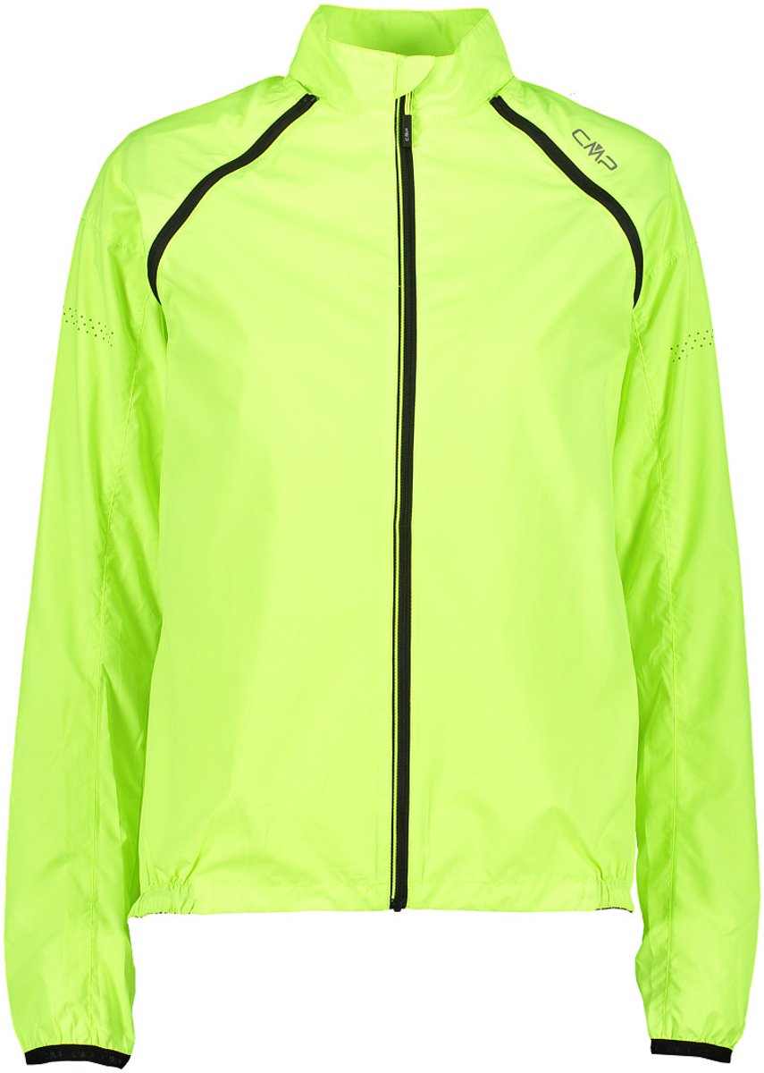 Waterdichte jas met afneembare mouwen voor vrouwen CMP Gele Fluo