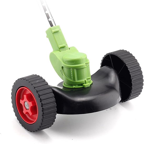 Heggenschaar accessoire - Grastrimmer wielen - Netjes gazonranden - 180 graden draaibaar - 15 cm wielmaat - Zwart — afbeelding 3
