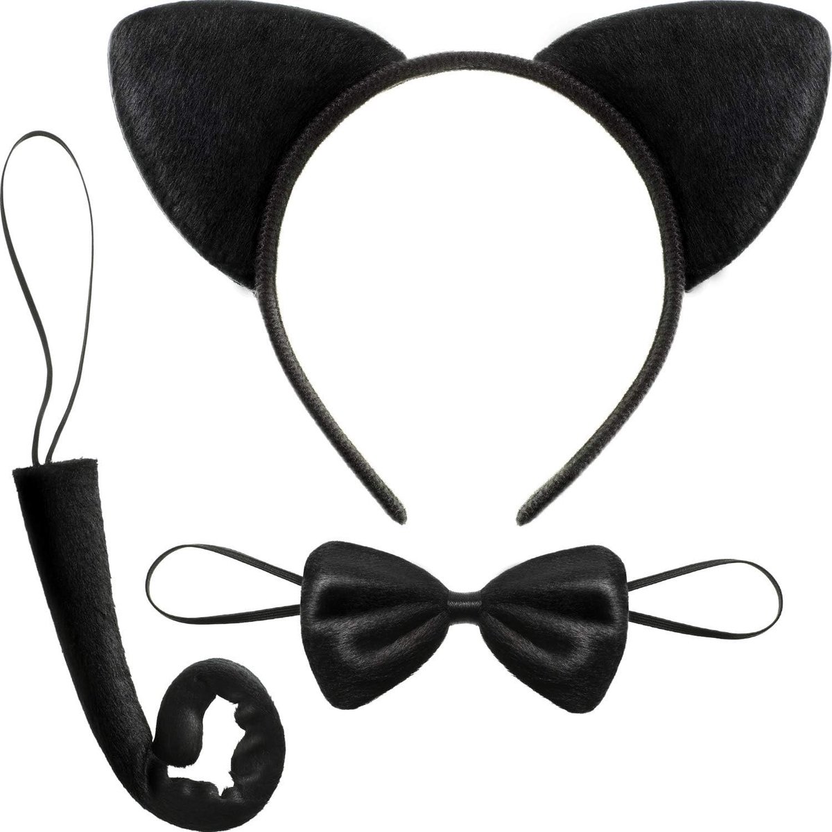 Set van 3 Oren en Hoofdband voor Kinderen - Dierenkostuum Accessoires voor Carnaval en Feestjes