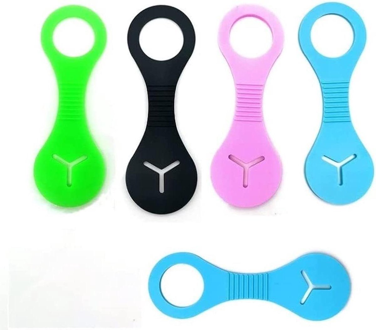Poepzakhouder Honden - Afvalzak houder - Hondenwandeling - Handsfree Ontwerp - 4 Stuks - Multicolor