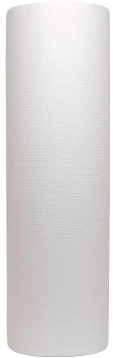 Onderzoekstafelpapier - Celluloserollen - Hygiënisch Werken - Zacht en Robuust - 100 Meter - Wit
