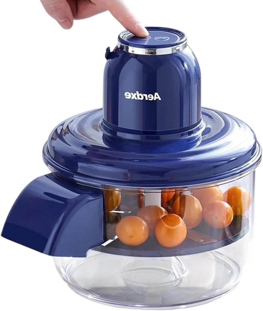 Elektrische Schilmachine - Keuken Fruit Schilgereedschap - Snel Fruit Pellen - Automatisch Pelsysteem - 20x20x18cm - Wit