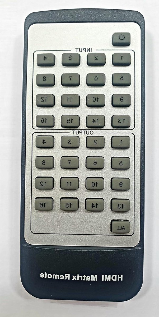 Reserve Afstandsbediening - IR Remote - Matrix Schakelaar Bediening - Specifiek Model - 125 cm - Zwart