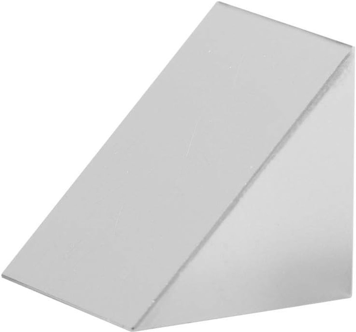 Optische glazen driehoekige prisma voor onderwijs in lichtspectrum - 20 x 20 x 20 cm, ideaal voor experimenten en demonstraties