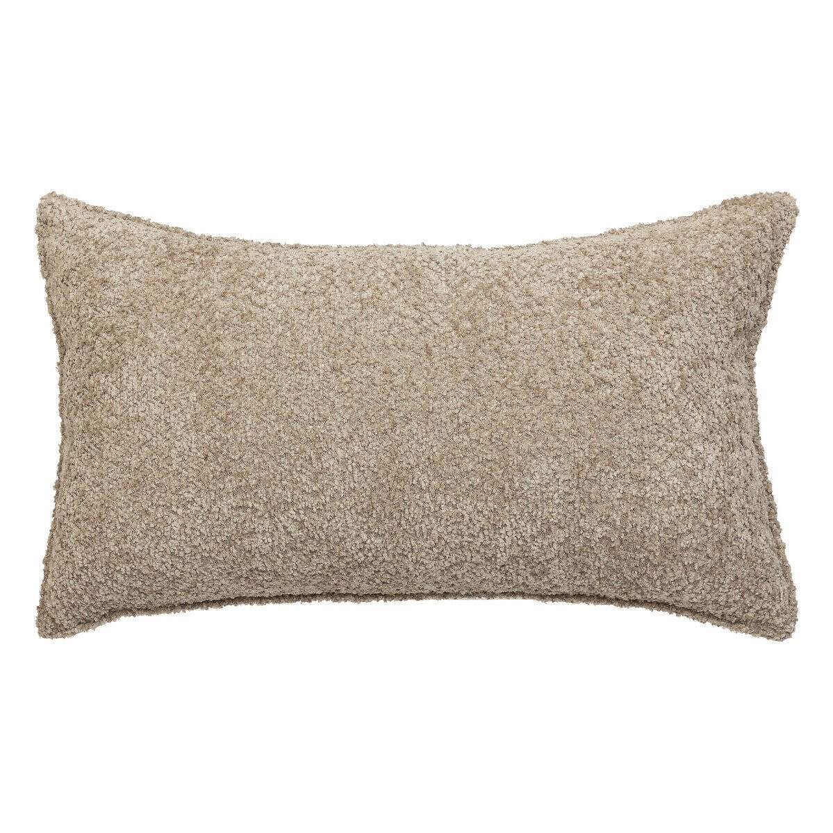 Merkloze Decoratieve Bouclé Kussen Taupe 30x50 cm - Zacht & Stijlvol