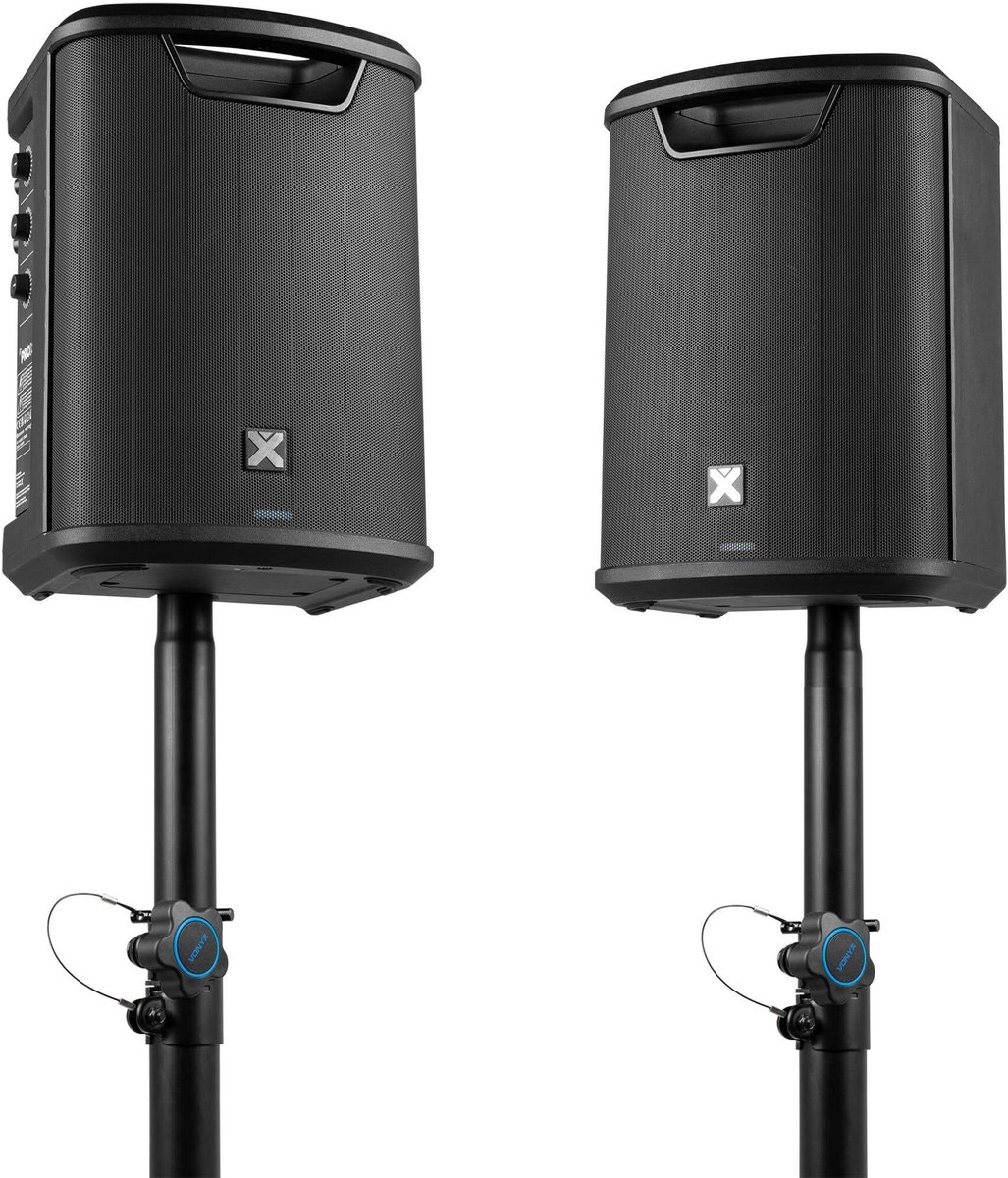Vonyx PRO X1A PA systeem met standaards - draadloze speaker set - Bluetooth speakers - 500W