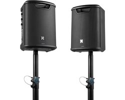 Système de sonorisation Vonyx PRO X1A avec supports - ensemble de haut-parleurs sans fil - haut-parleurs Bluetooth - 500W