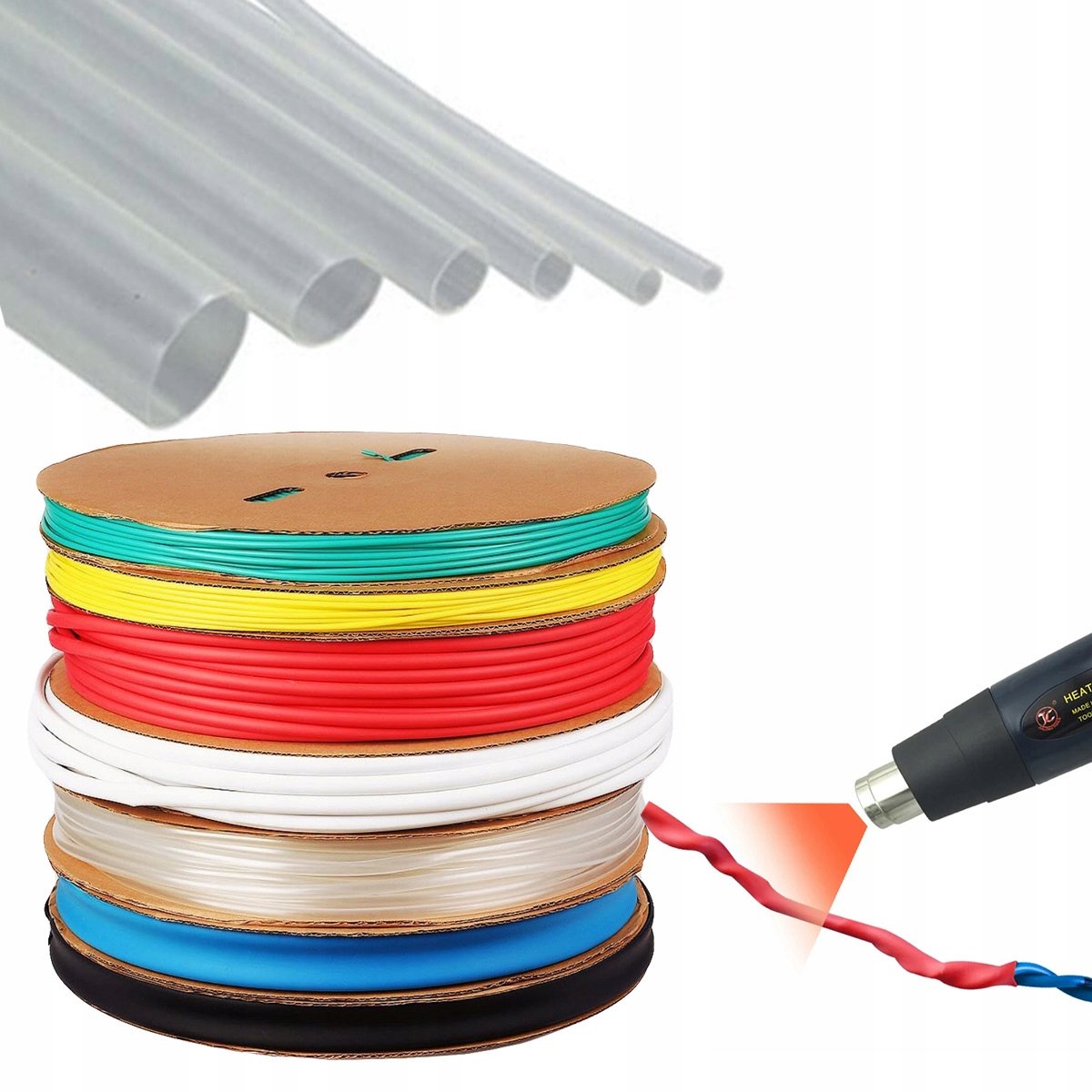 Rosfix Krimpkous 3mm - Transparant, 2:1 Zelfdovend - 1m - Start 100°C, 1000V - Waterdicht