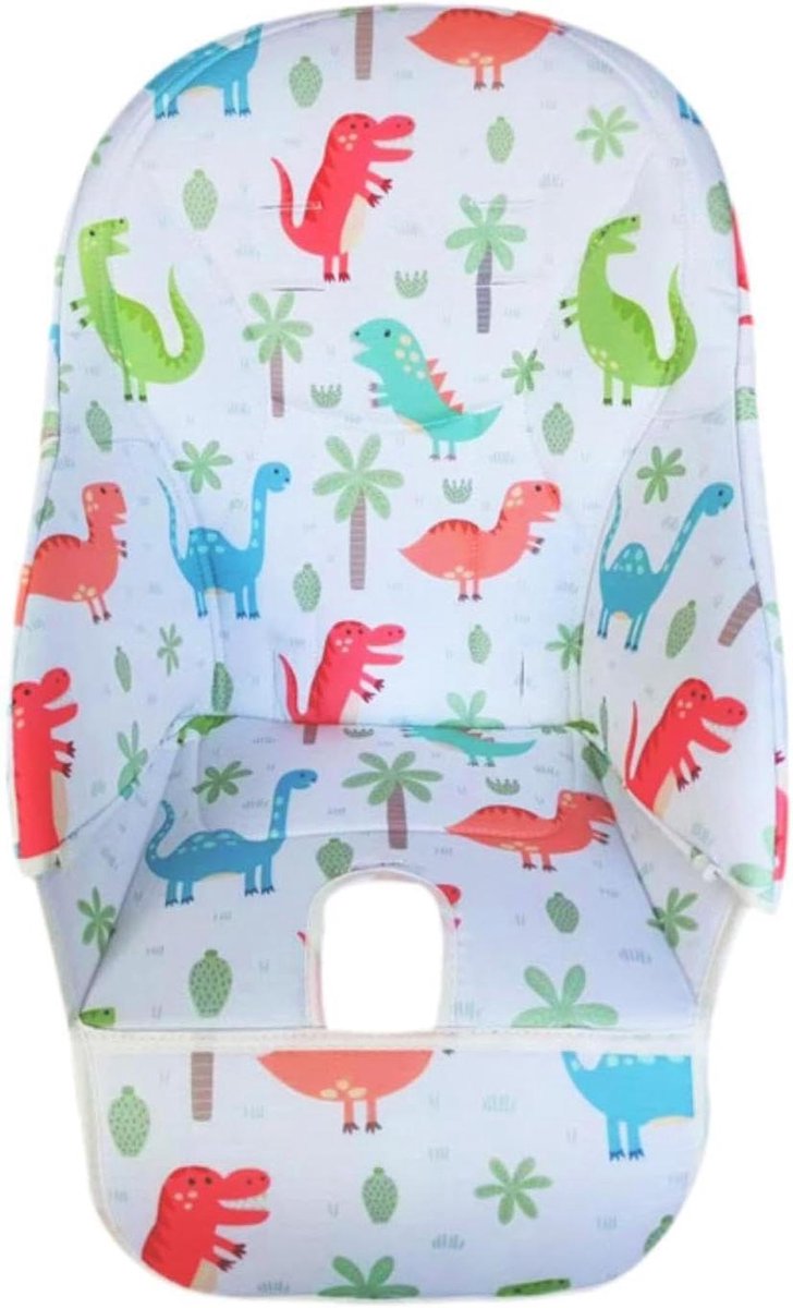 Kinderstoelhoes - Zitkussen Kinderstoel - Hygiënisch Eten - Draagbaar Lichtgewicht - 40 cm - Dinosaurus