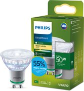 Philips Ultra Efficient LED spot - 50W - GU10 - Warmwit licht