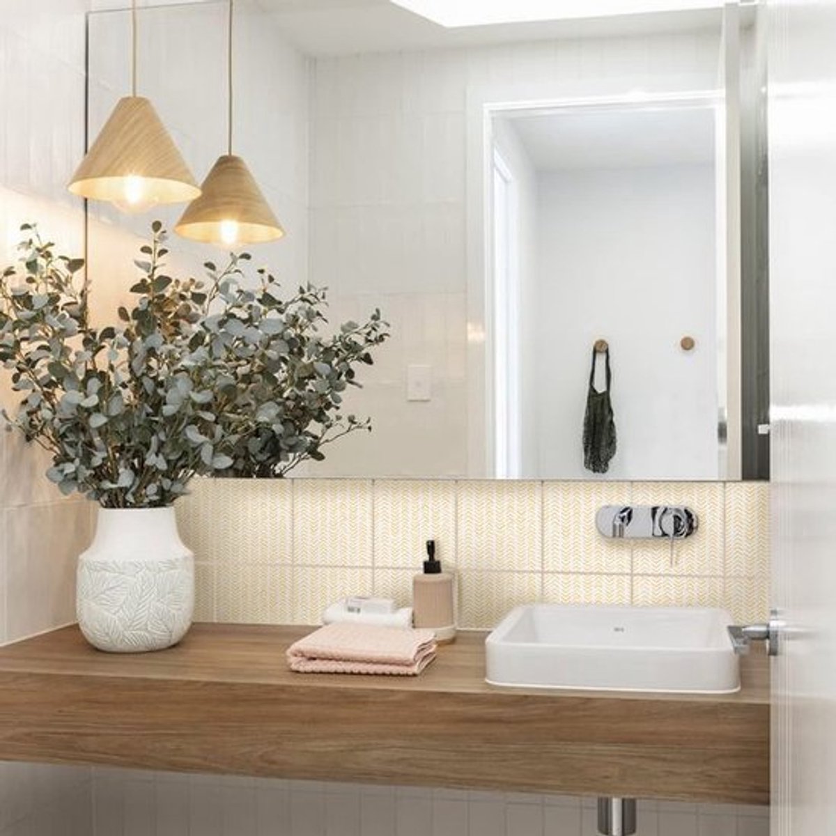 Vinyl Tegelstickers Waterdicht - Zelfklevend - Backsplash - Wandtegels Keuken - Wandtegels Badkamer - Set van 10 - 20 x 20 cm