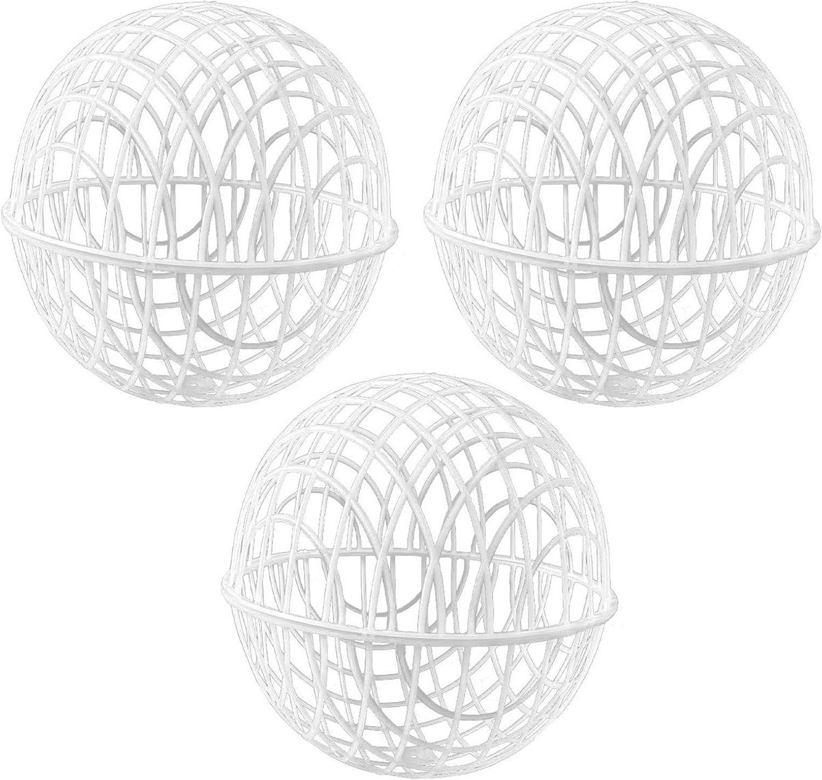 Kippen Grazende Bollen - Verplaatsbare Huisvesting - Groente Beschermen - Ventilatie Ontwerp - 20CM - Wit