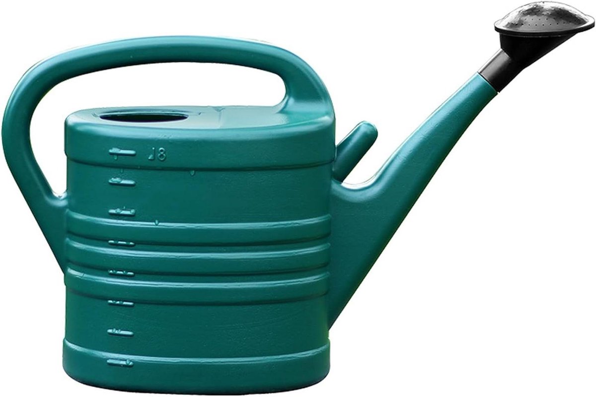 Gieter met Lange Uitloop - Planten Gieter - Planten Water Geven - Afneembare Sproeikop - 5 Liter - Donkergroen