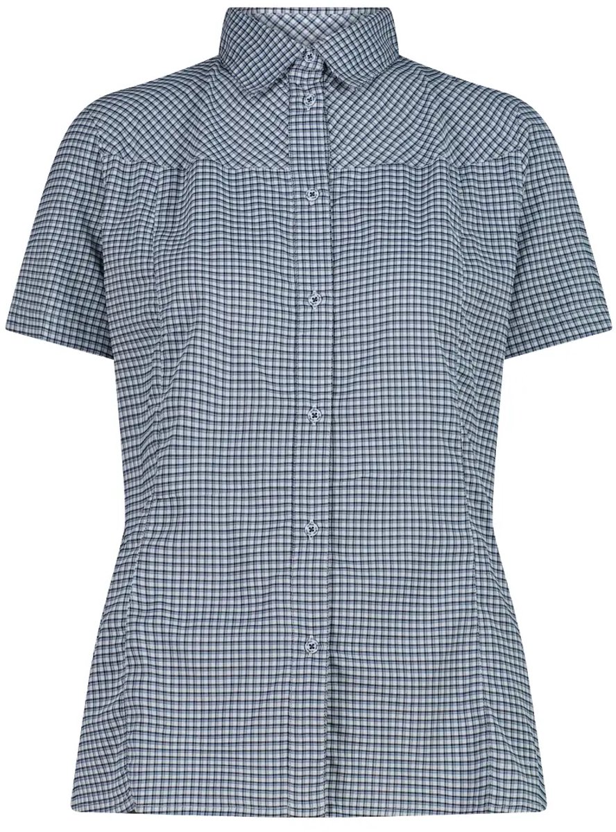 Dames Geruite Knoopshirt CMP Blauw