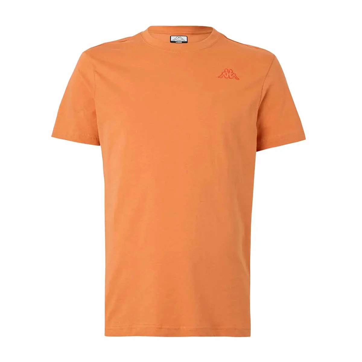 Slim fit T-shirt Kappa Cafers Sinaasappel Poeder/rode Gember