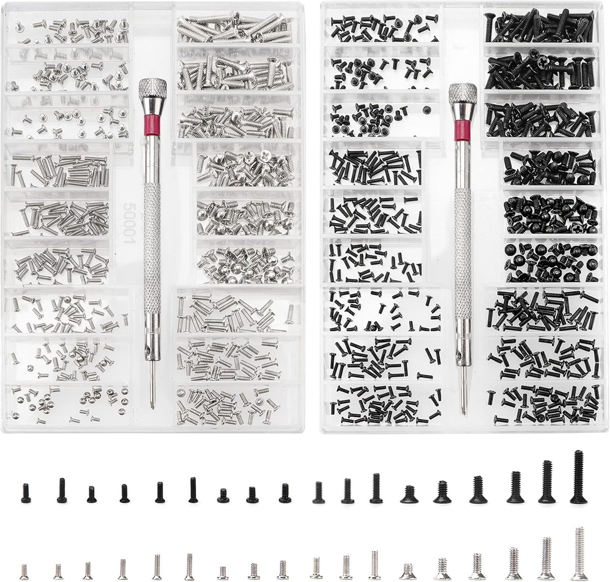 zelftappende schroeven-assortimentset,self-tapping screw assortment set 1000pcs