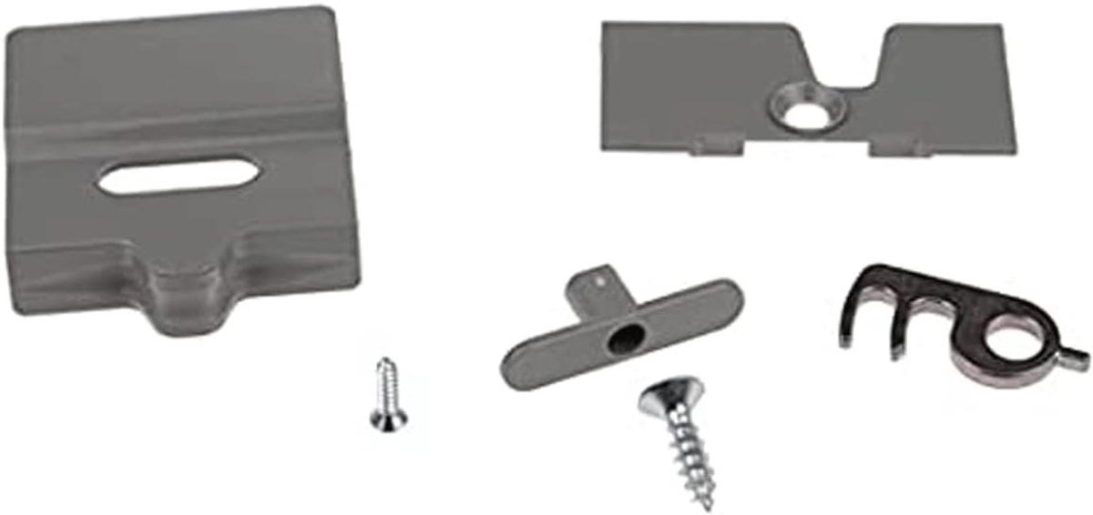 Deursluiting Koelkast - Vriesvak Sluiting - Apparaat Reparatie - Origineel Onderdeel - 20 gram - Zwart