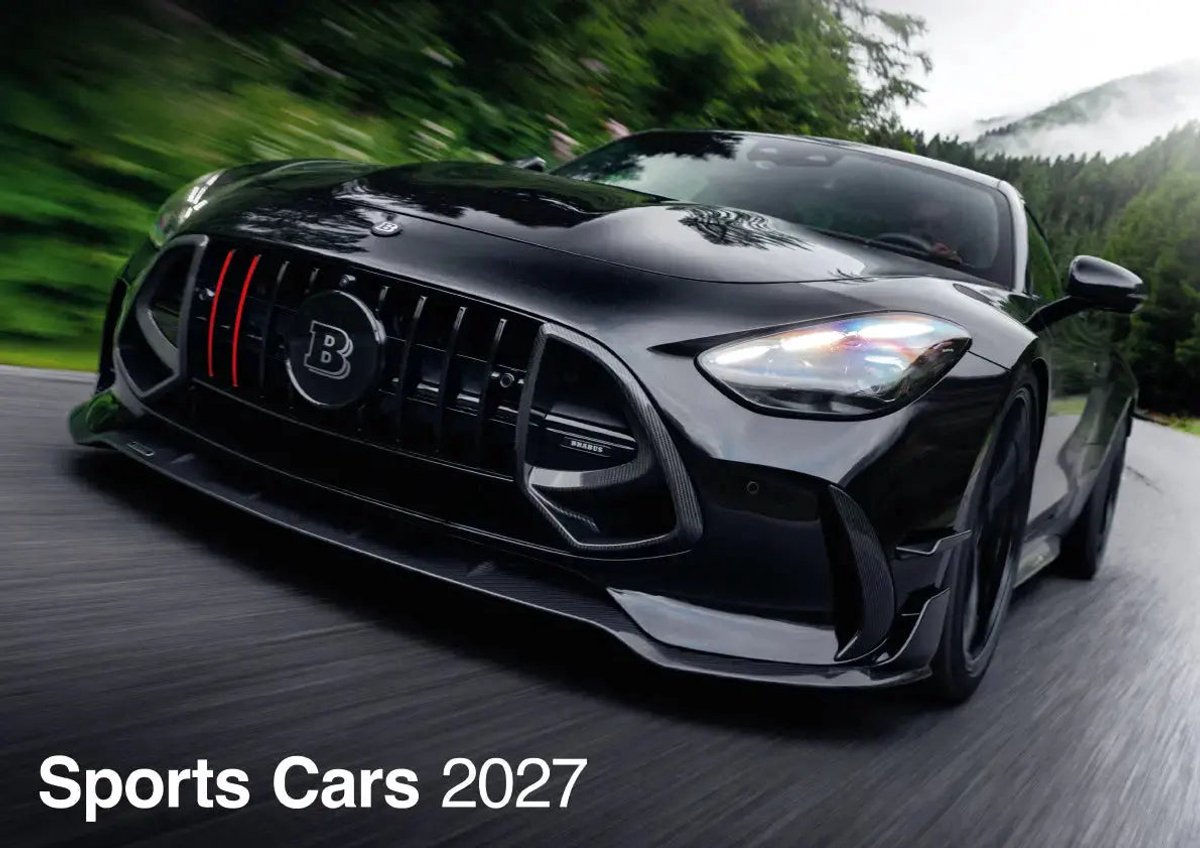 Sports Cars A3 Kalender 2027