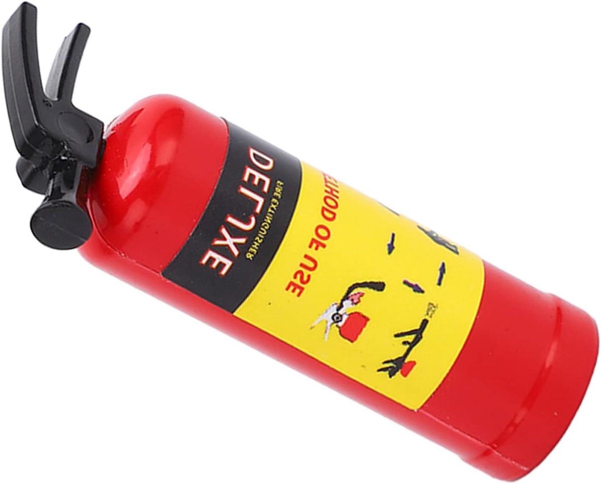 RC Auto Brandblusser - Mini Brandblusser Speelgoed - RC Auto Decoreren - Realistisch Ontwerp - 5 cm - Rood