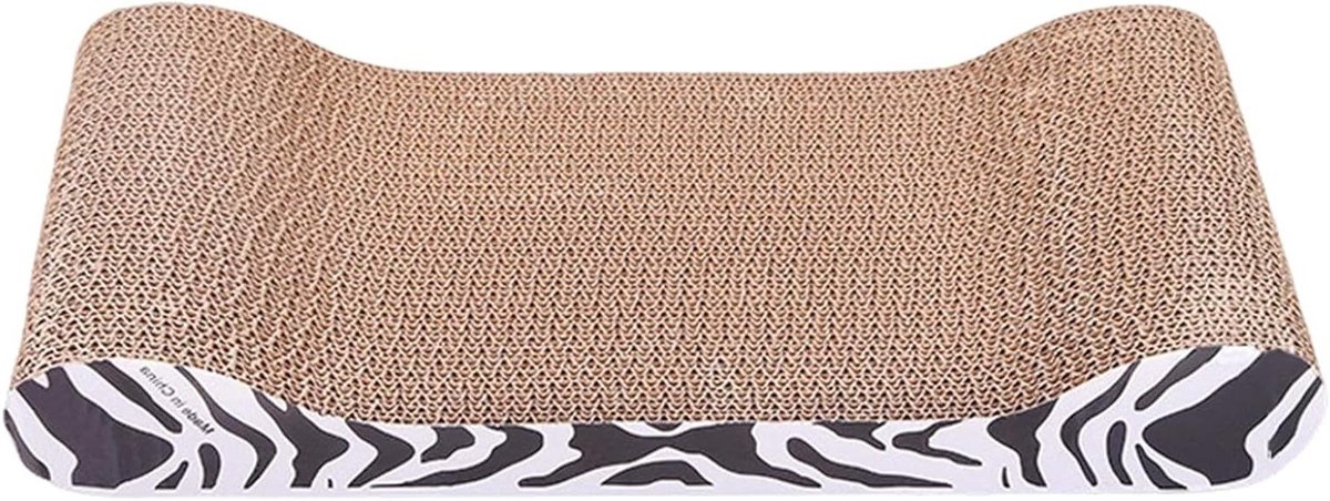 Krabplank voor Katten - Krabmat Katten - Klauwen Verzorgen - Duurzaam Golfkarton - 45x22.5x6 cm - Niet gespecificeerd