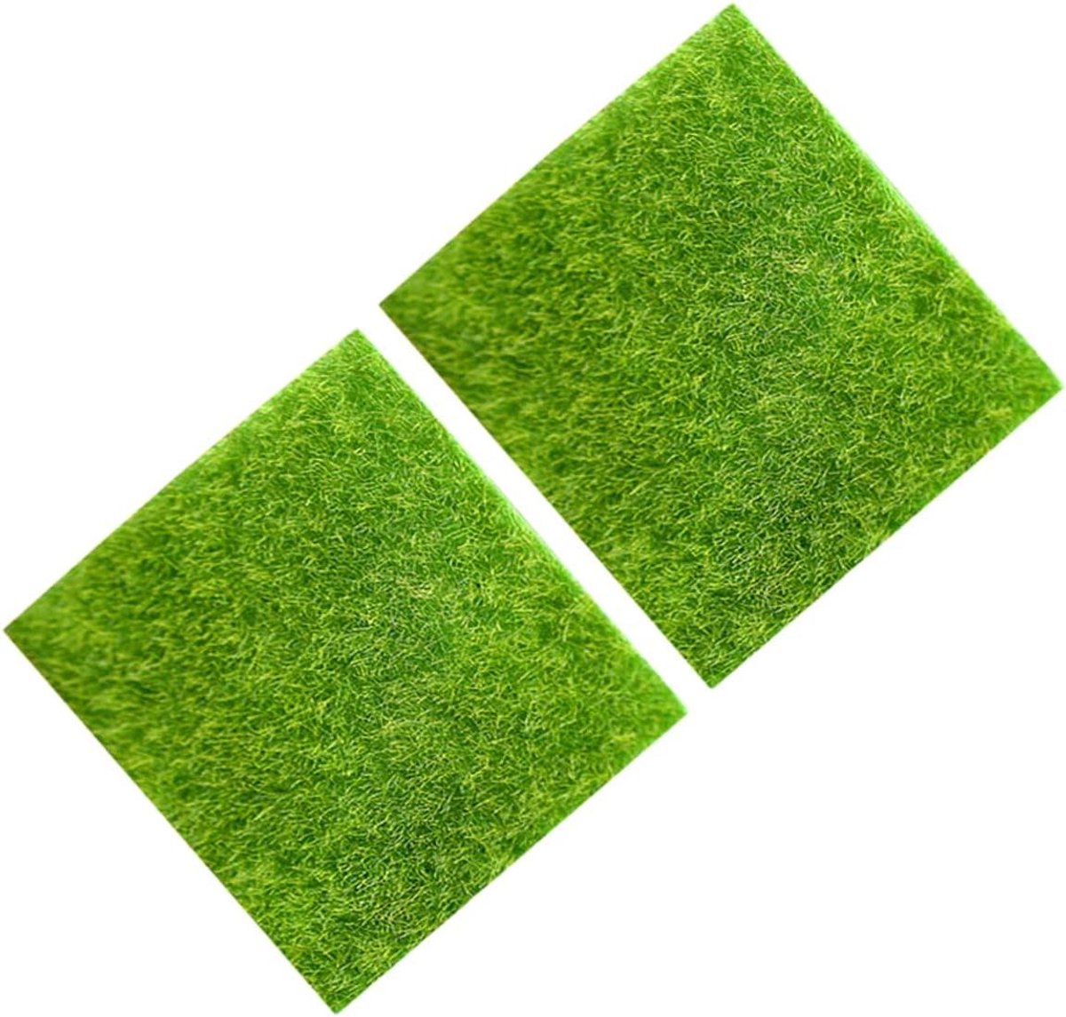 Kunstgras Tapijt - Nepgras Tegels - Buiten Decoratie - Realistisch Landschap - 30x30cm - Groen