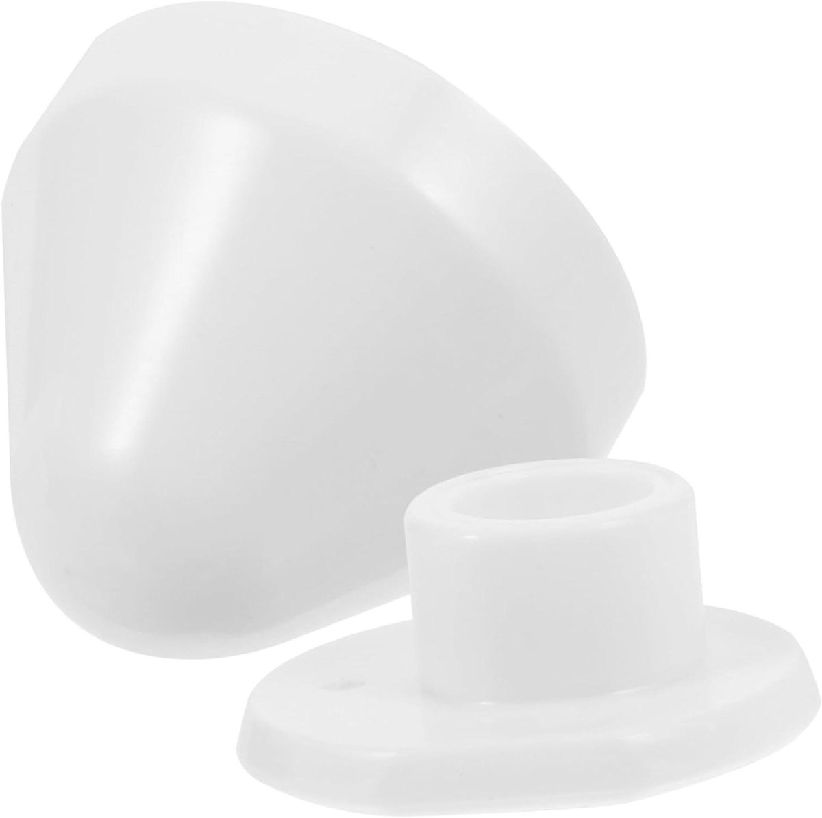 Toilet Bout Dop Set - Schroefafdekking Toilet - Badkamer Reparatie - Stevig ABS Materiaal - 31x42x31 mm - Wit