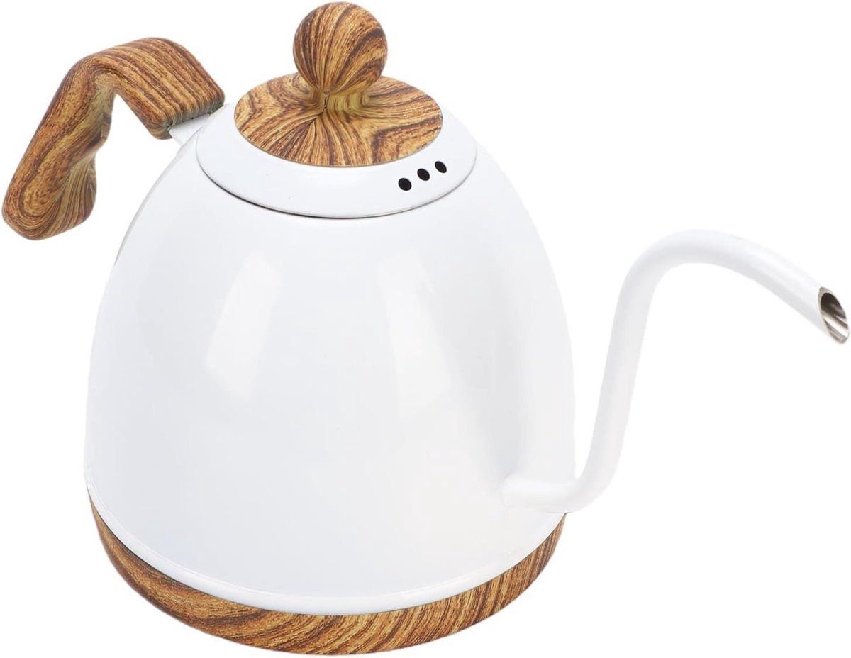 Elektrische Waterkoker - Koffieketel Zwanenhals - Koffie Zetten - Precisie Gieten - 600 ml - Zilver