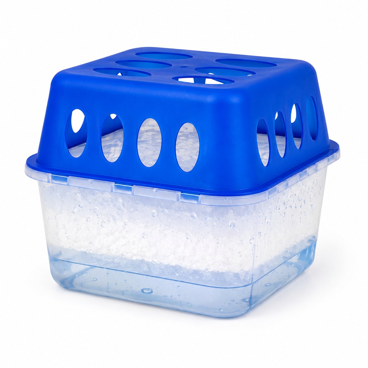 Vochtvreter 800 ml – 400 g Vochtabsorber voor Huis, Badkamer, Kelder, Kast & Caravan – Compacte Luchtontvochtiger Zonder Stroom – Opvangbak tegen Overtollig Vocht